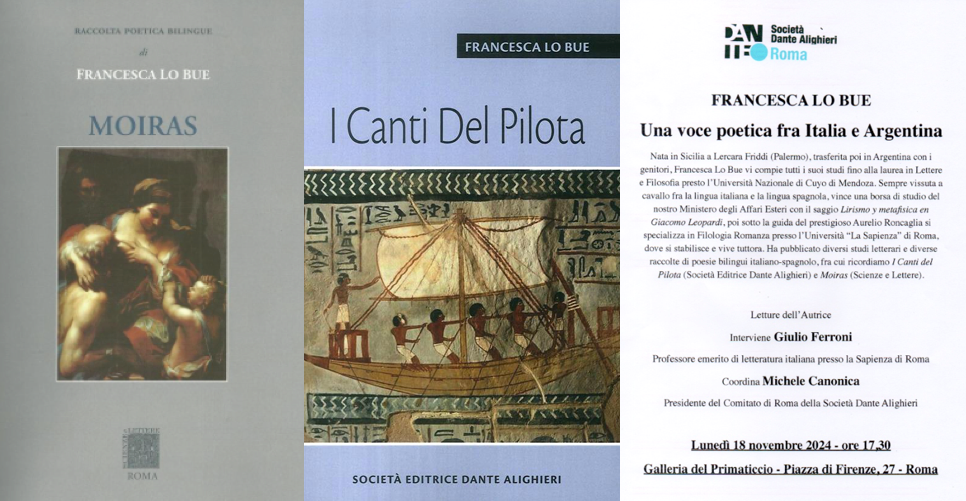 Una voce poetica fra Italia e Argentina, Francesca Lo Bue con Giulio Ferroni e Giovanni Di Peio – Novembre 2024